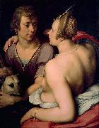 Cornelisz van Haarlem Venus and Adonis as lovers oil on canvas